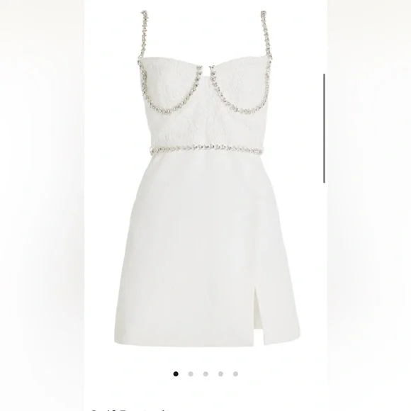 Self Portrait lace bodice mini dress - Picture 3 of 4